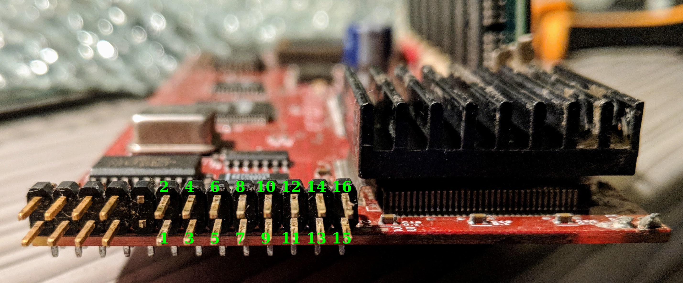 Ribbon cable pinout